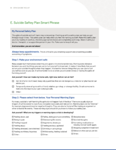Suicide Safety Plan Smart Phrase